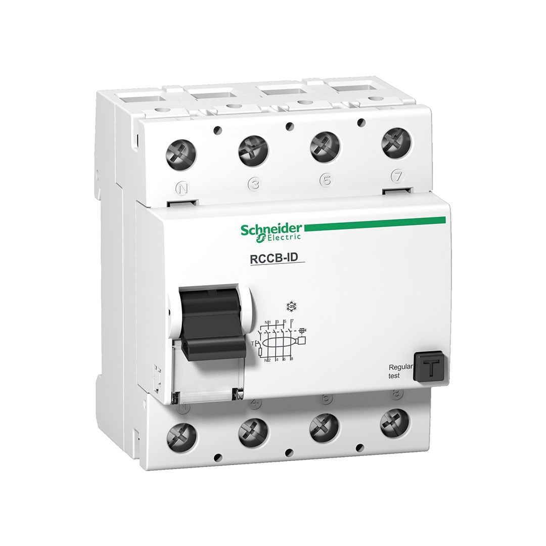 Schneider A9R14492 Acti9 RCCB-ID 4P 125A 300mA AC tipi Kaçak Akım Rölesi