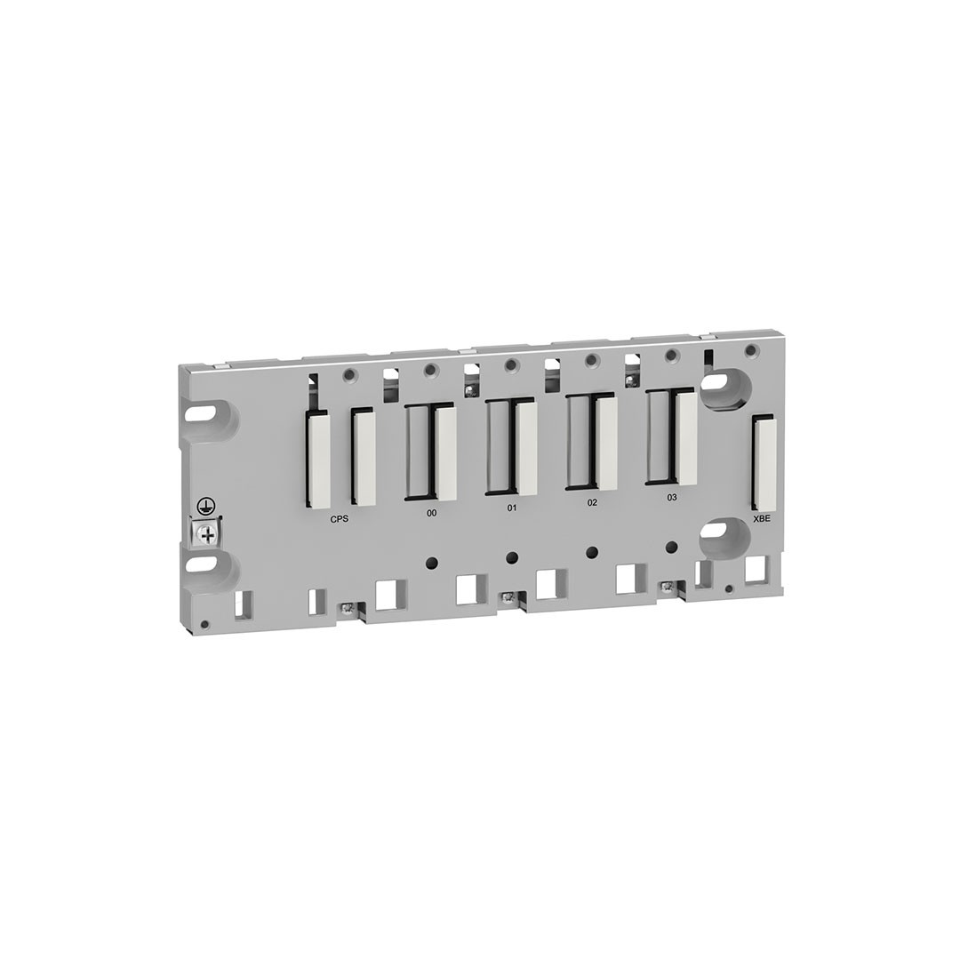 Schneider BMXXBP0400 M340 4 Delikli Panel-Plaka-Dın Ray Montajlı Raf