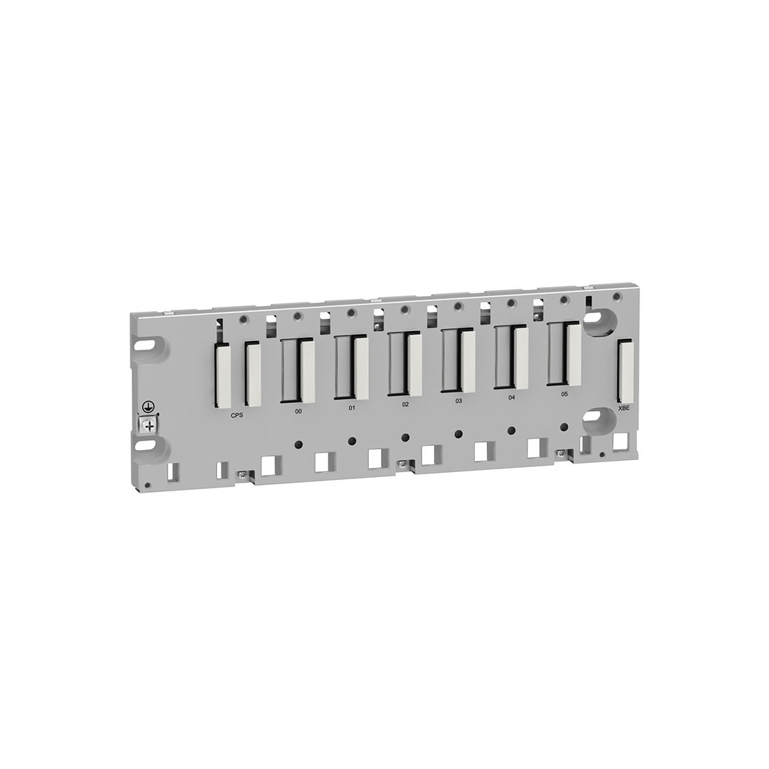 Schneider BMXXBP0600 M340 6 Delikli Panel-Plaka-Dın Ray Montajlı Raf