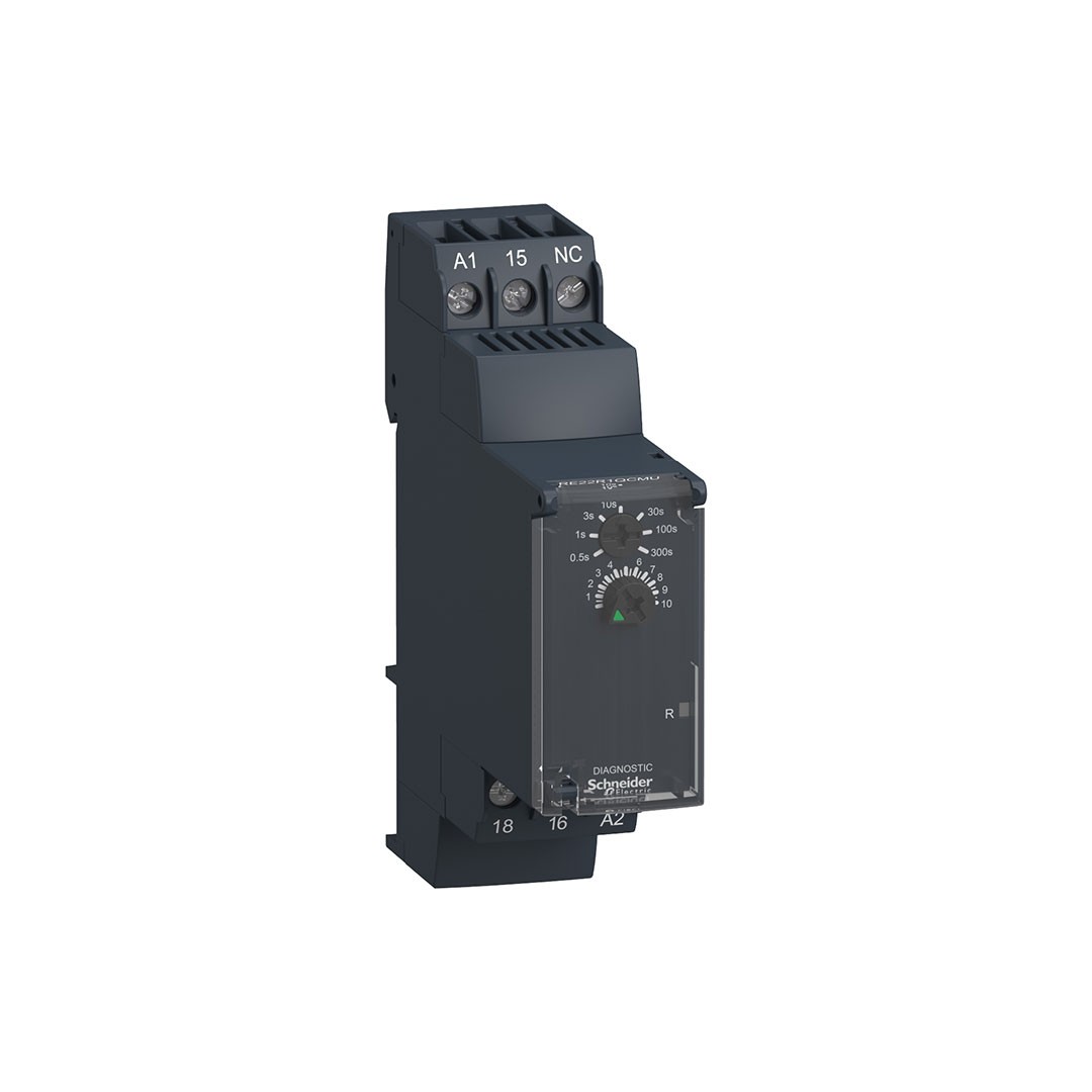 Schneider RE22R1QCMU 2-240V AC 24V DC 1 K/A Yıldız-Üçgen Zaman Rölesi