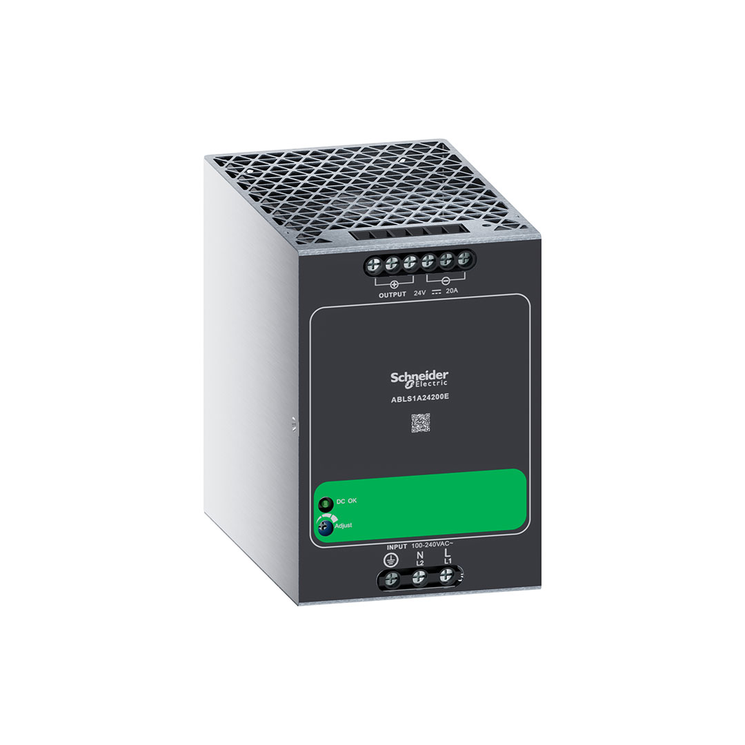 Schneider ABLS1A24200E 480W 24V DC Monofaze Din-Rail Güç Kaynağı