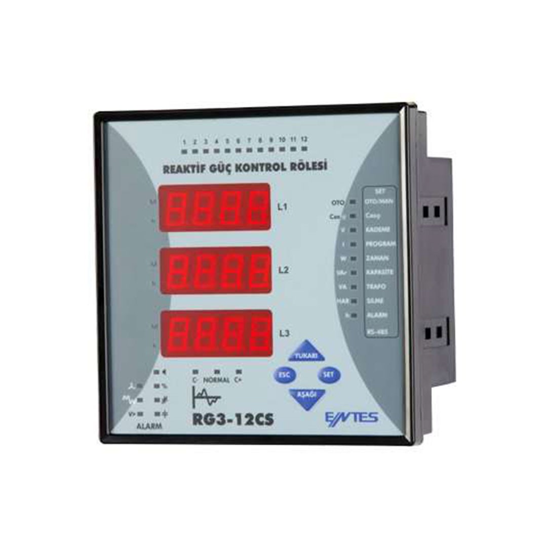 ENTES M0943 RG3-12C 144X144 220VAC Reaktif Güç Kontrol Rölesi
