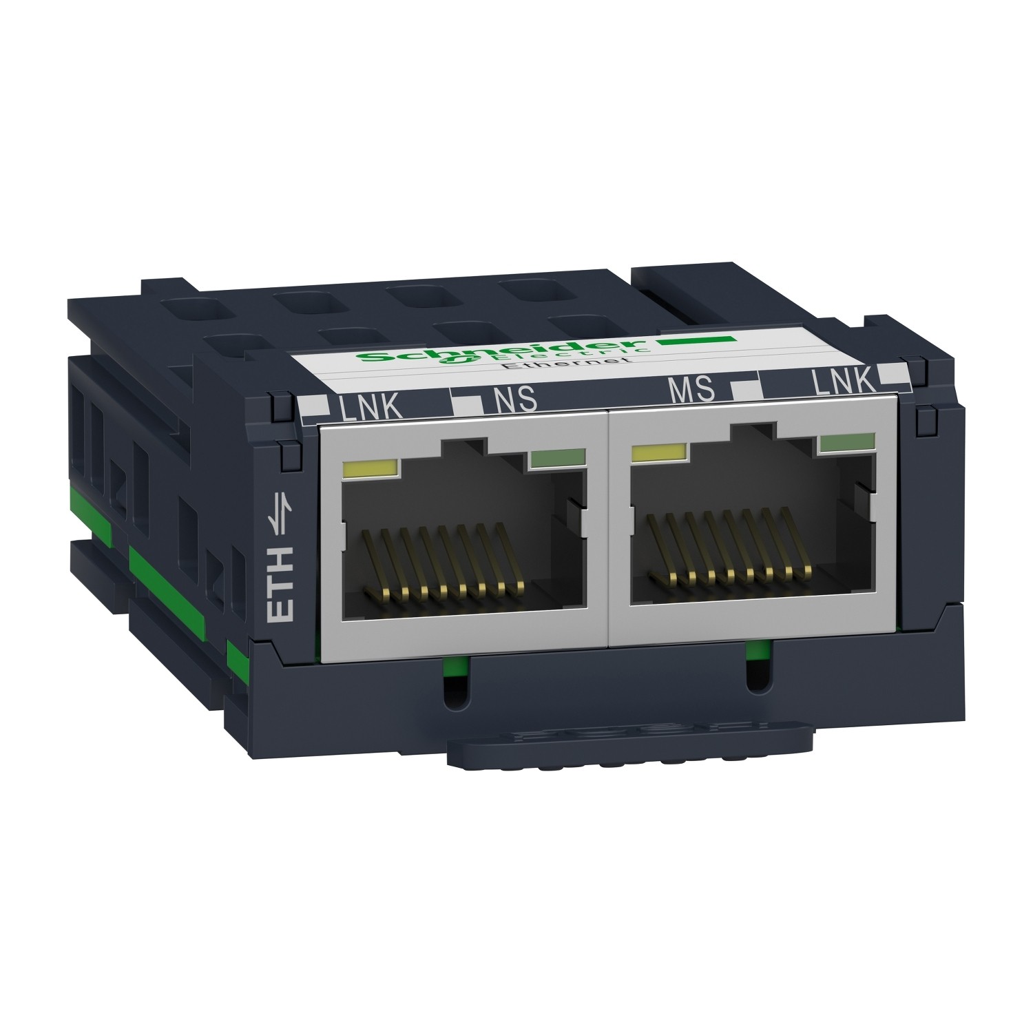 Schneider Elektrik ZBRCETH ZBRN1 tabanlı radyo alıcı yuvası için Modbus/TCP haberleşme modülü