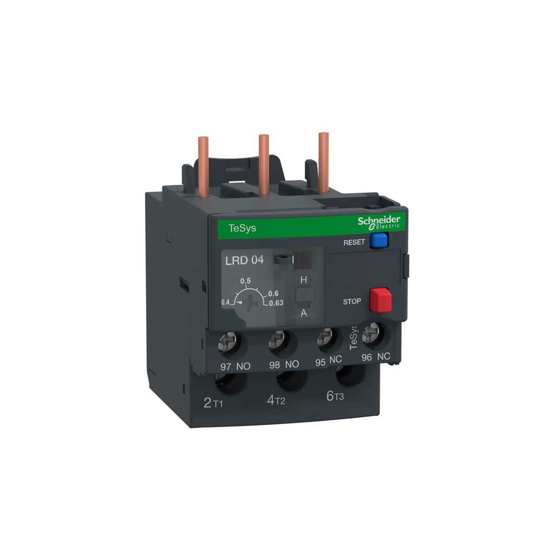 Schneider LRD04 Tesys Lrd Termik Röle 0.4-0.63A Class 10A