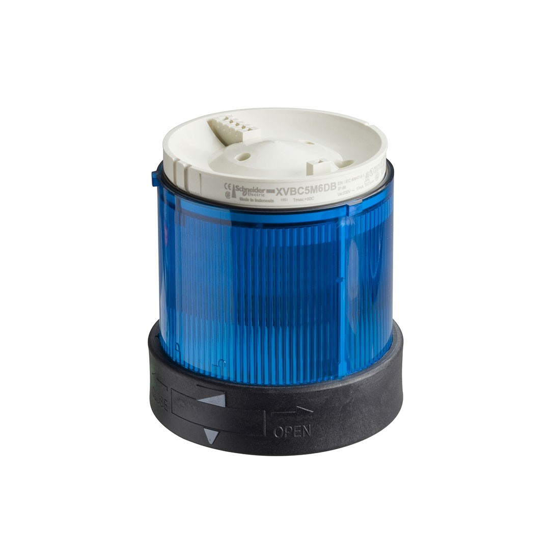 Schneider XVBC36 250V 10W Sabit Mavi Işıklı Kolon