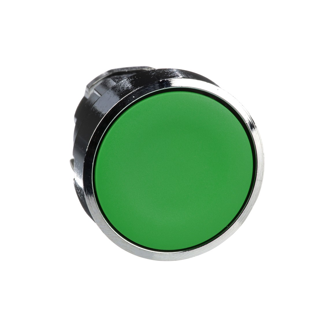 Schneider ZB4BA3 22mm Yaylı Dönüşlü Yeşil Sıva Altı Basmalı Buton Başlığı