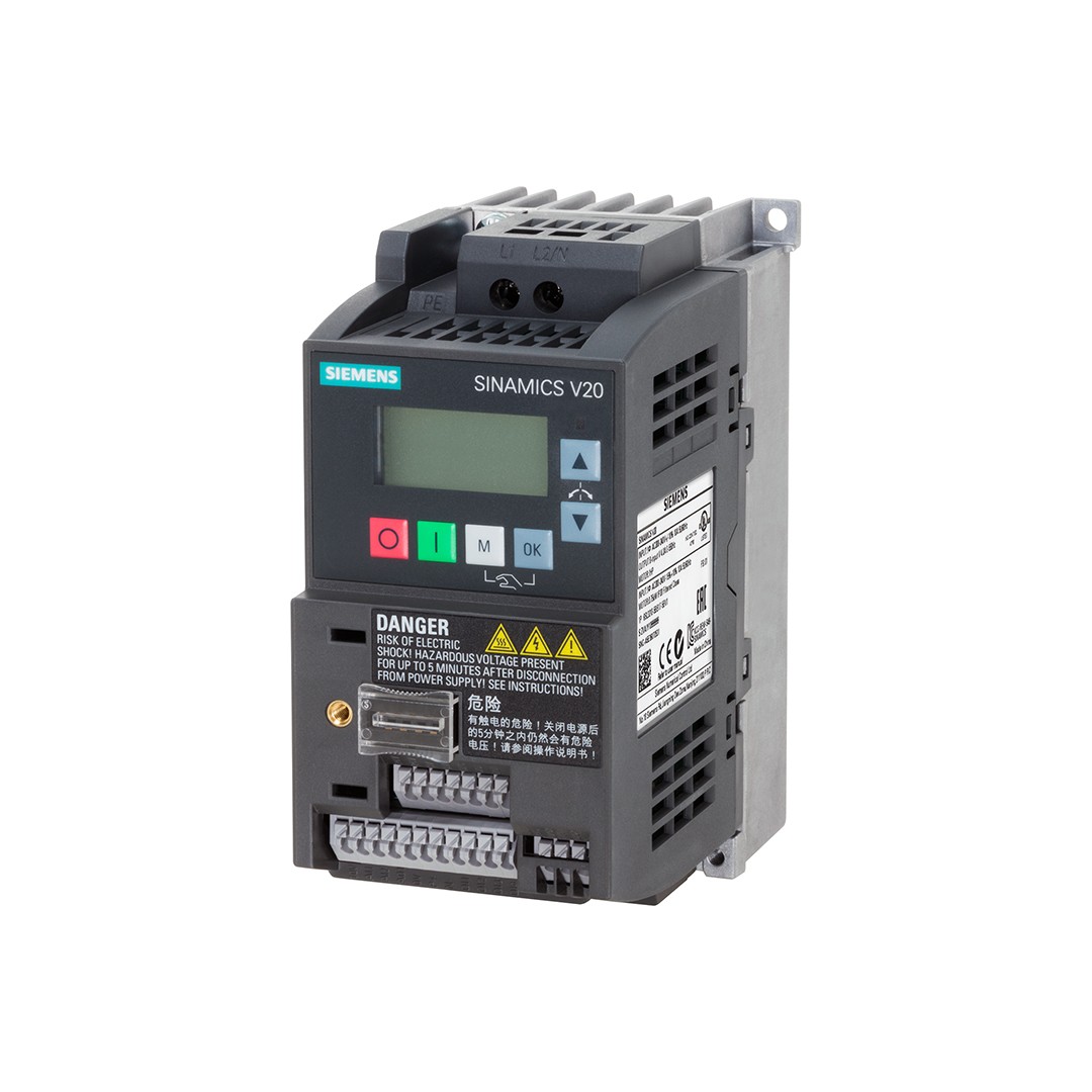 Siemens 6SL3210-5BB17-5UV1 SINAMICS V20 0,75 KW 1FAZ 230V/3FAZ 230 SÜRÜCÜ