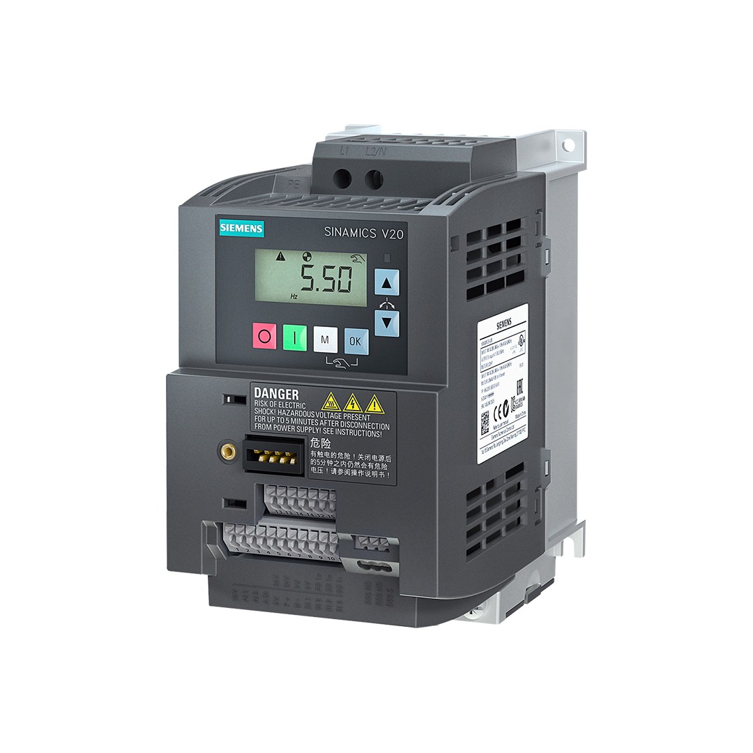 Siemens 6SL3210-5BB21-1UV1 SINAMICS V20 1,1 KW 1FAZ 230V/3FAZ 230
