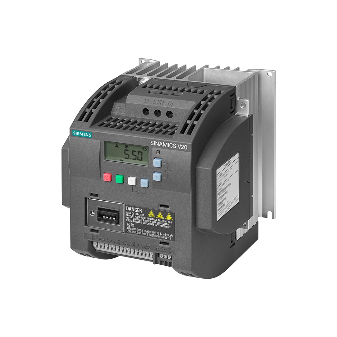 Siemens 6SL3210-5BE24-0UV0 SINAMICS V20 4 KW 3FAZ 400V/3FAZ 400V